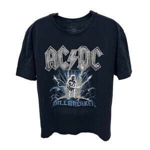 AC/DC Ballbreaker Graphic T-Shirt Black Men's Plus Size 1X 2X Rock Band Tee
